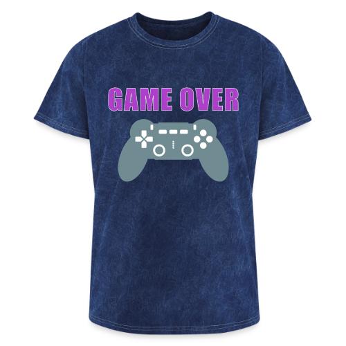 Game Over Gamer Controller Design - Washed Unisex T-Shirt