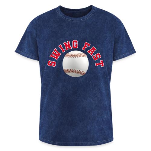 Baseball: Swing Fast Energy - Washed Unisex T-Shirt