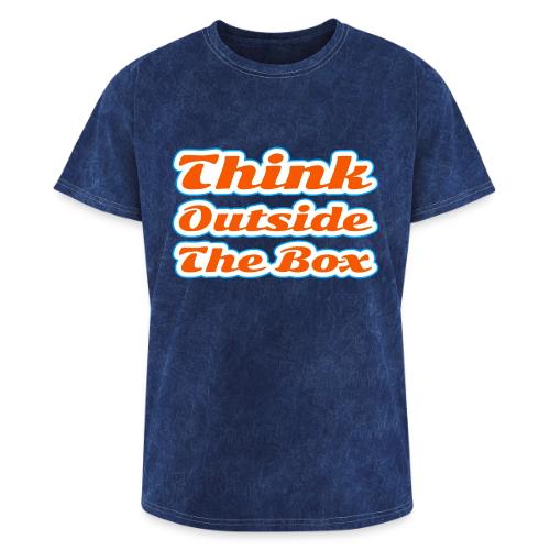 Think Outside the Box — Creative Mindset Script - Washed Unisex T-Shirt