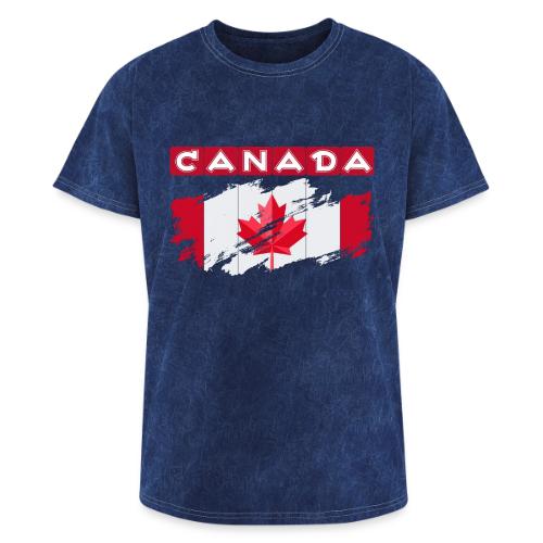 Canada, Inspired by the Canadian flag - Washed Unisex T-Shirt