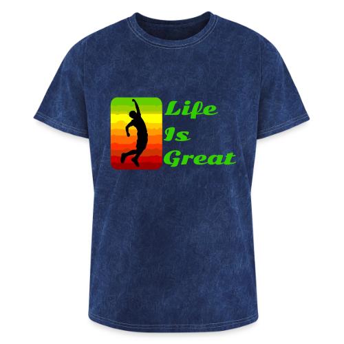 Life Is Great - Washed Unisex T-Shirt