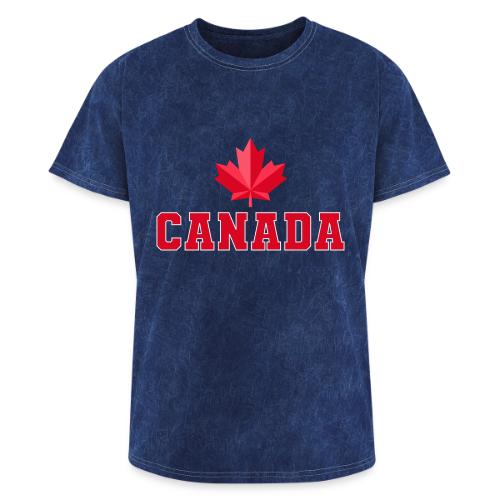 Canada with a maple leaf - Washed Unisex T-Shirt