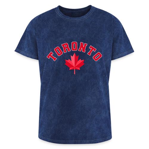 Toronto with maple leaf - Washed Unisex T-Shirt