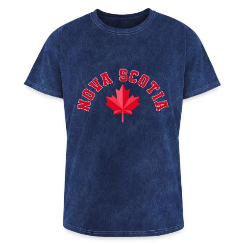Nova Scotia with maple leaf - Washed Unisex T-Shirt