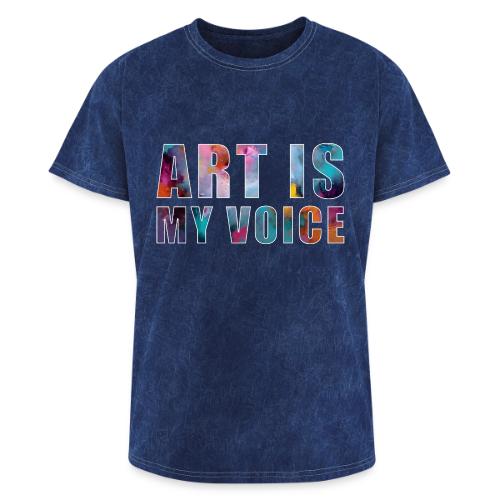 Art Is My Voice - Washed Unisex T-Shirt
