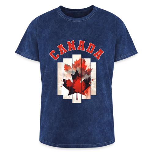 Heart of Canada Art - Washed Unisex T-Shirt