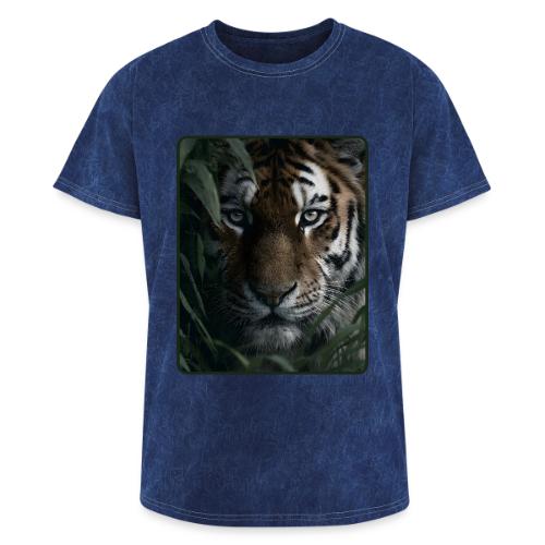 Tiger Jungle Eyes Wildlife Design - Washed Unisex T-Shirt