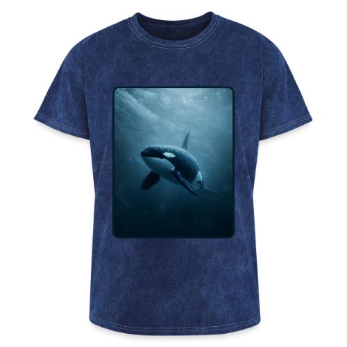 Orca Ocean Wildlife Design - Washed Unisex T-Shirt