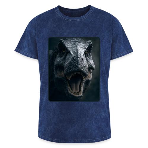 T Rex Cinematic Close-Up Design - Washed Unisex T-Shirt
