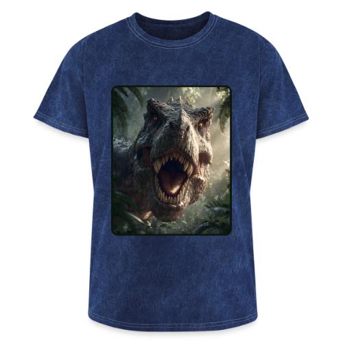 T Rex Jungle Roar Design - Washed Unisex T-Shirt