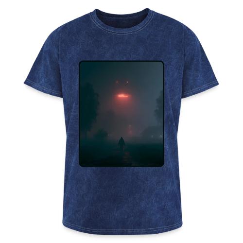 Mysterious UFO Encounter Design - Washed Unisex T-Shirt