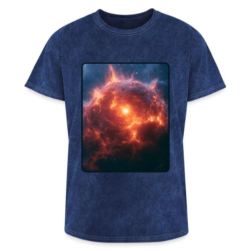 Exploding Supernova Space Art - Washed Unisex T-Shirt