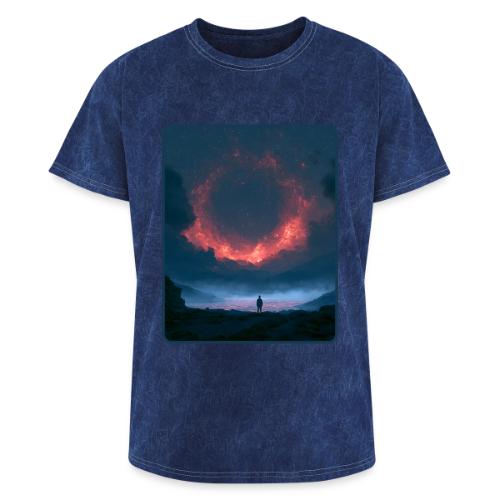 Supernova Reflection Space Scene - Washed Unisex T-Shirt