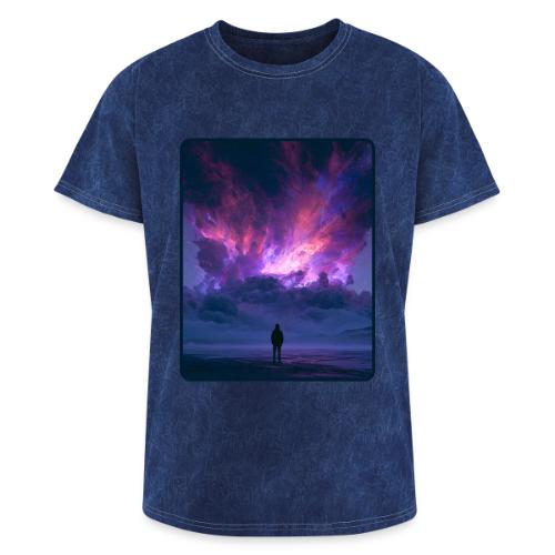Cosmic Supernova Night Design - Washed Unisex T-Shirt