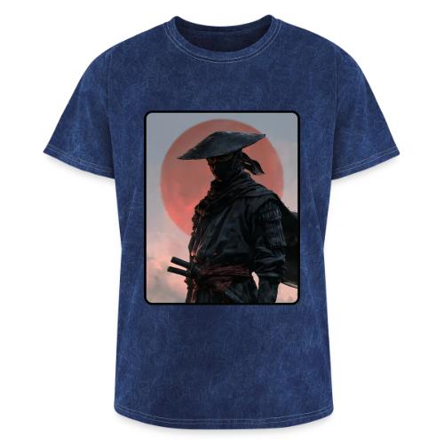 Ninja Warrior Under the Red Sun - Washed Unisex T-Shirt