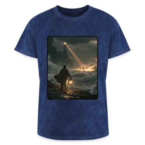 The Lone Lightkeeper's Beacon - Washed Unisex T-Shirt
