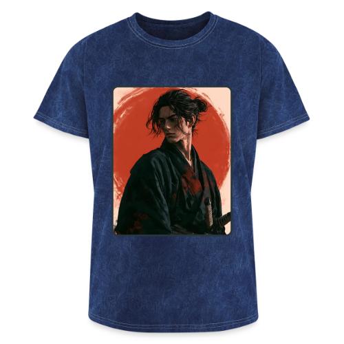 Samurai Beneath the Red Sun - Washed Unisex T-Shirt