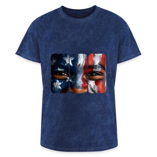 USA: Three Panels of Pride - Washed Unisex T-Shirt