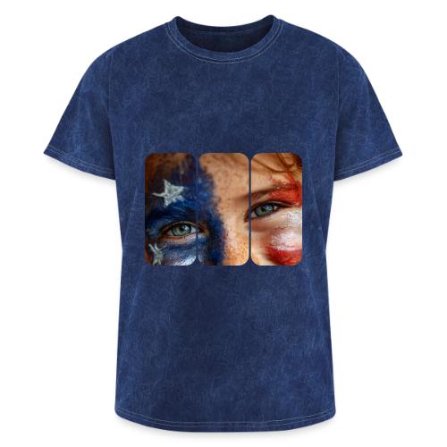 USA: Patriot Gaze - Washed Unisex T-Shirt