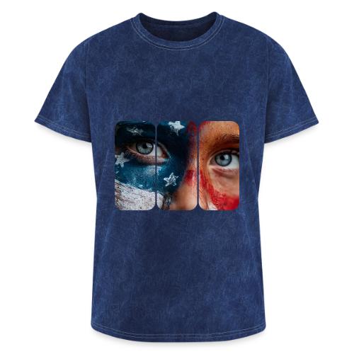 USA: Star-Spangled Glance - Washed Unisex T-Shirt