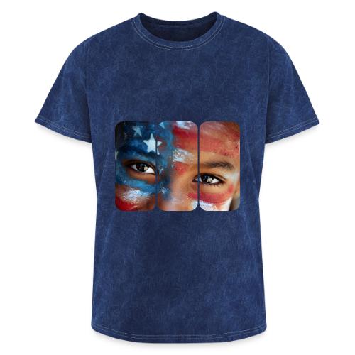 USA: Eyes of the Flag - Washed Unisex T-Shirt