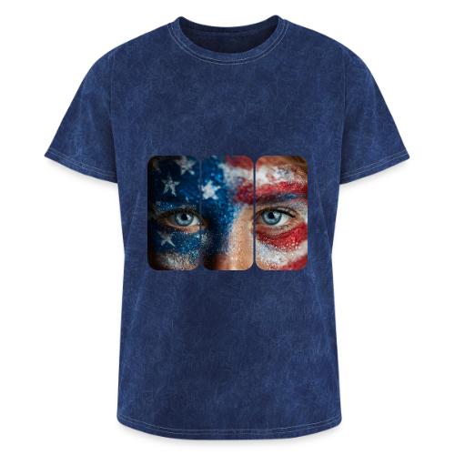 USA: Stars in Her Eyes - Washed Unisex T-Shirt