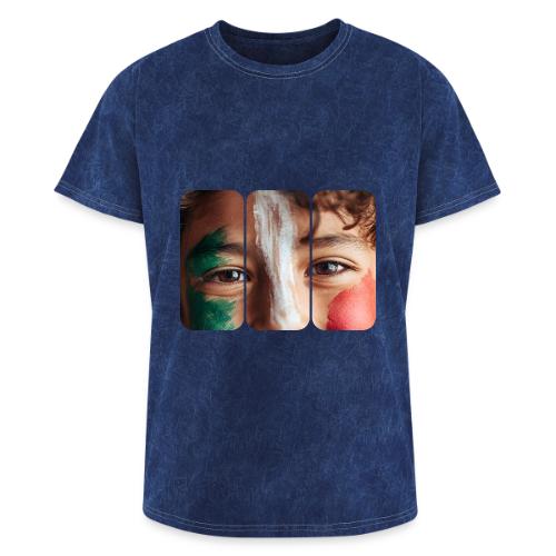 Mexico: Three Stripes of Pride - Washed Unisex T-Shirt