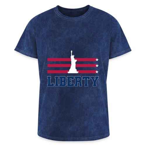 USA: Stars of Liberty - Washed Unisex T-Shirt
