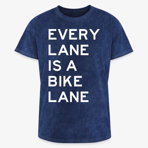 Every Lane is a Bike Lane - Washed Unisex T-Shirt