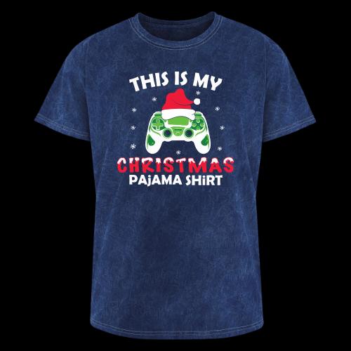 Christmas Gamer Pajama - Washed Unisex T-Shirt