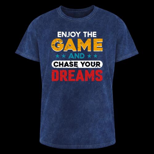 Enjoy The Game, Chase Your Dreams - Washed Unisex T-Shirt