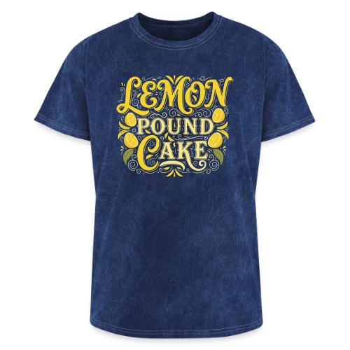 Lemon Pound Cake Vintage Flourish - Washed Unisex T-Shirt