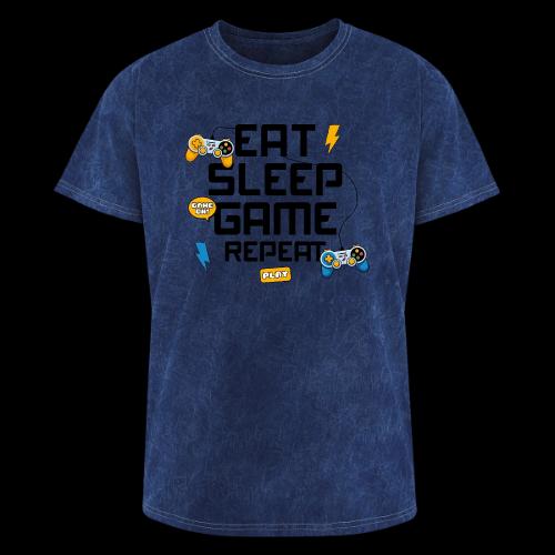 Eat Sleep Game Repeat! - Washed Unisex T-Shirt