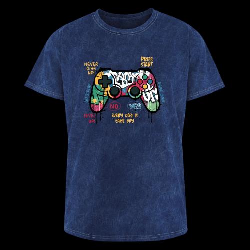 Game Day Graffiti Controller - Washed Unisex T-Shirt