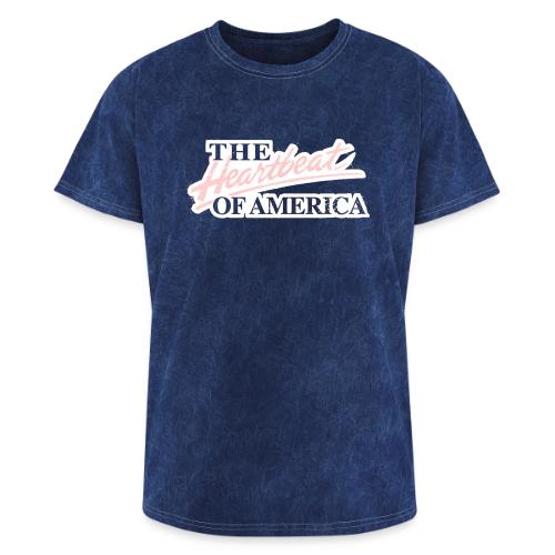 The Heartbeat of America - Washed Unisex T-Shirt