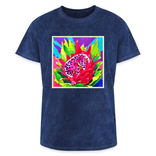 Neon Dragon Fruit Splendor - Washed Unisex T-Shirt