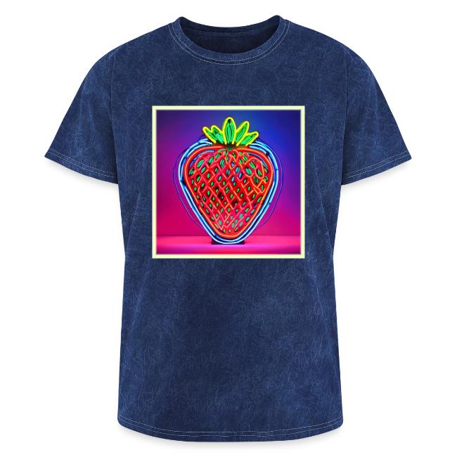 Vibrant Strawberry Neon Sign