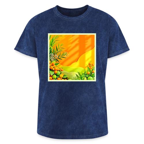 Citrus and Leaves Graphic - Washed Unisex T-Shirt