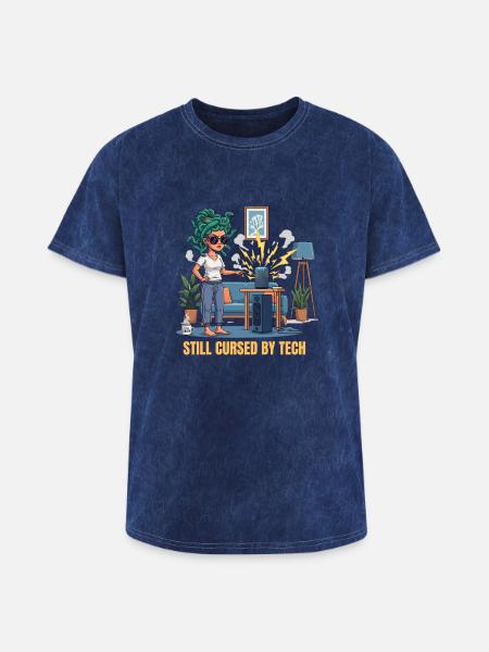 Snake Commands Not Recognized - Washed Unisex T-Shirt - mineral navy