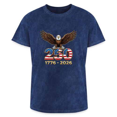 Eagle 250th Anniversary 1776-2026 - Washed Unisex T-Shirt