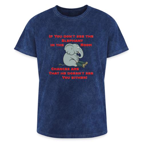 Elephant in the Room Meme - Washed Unisex T-Shirt