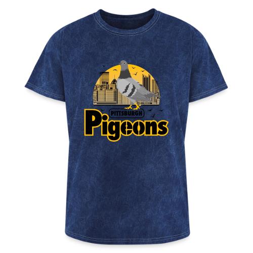 Pittsburgh Pigeons (Light) - Washed Unisex T-Shirt