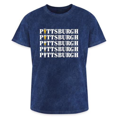 Beer in Pittsburgh - Washed Unisex T-Shirt