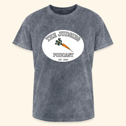 The Judgies Podcast Carrot College Sticker - Washed Unisex T-Shirt