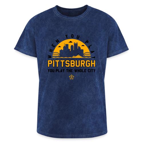 When You Play Pittsburgh, You Play The Whole City - Washed Unisex T-Shirt
