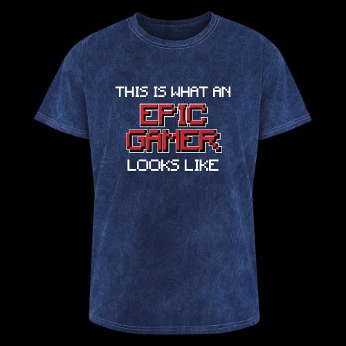 This Is What An Epic Gamer Looks Like Tee - Washed Unisex T-Shirt