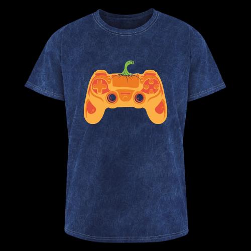 Pumpkin Spice Gaming Controller - Washed Unisex T-Shirt