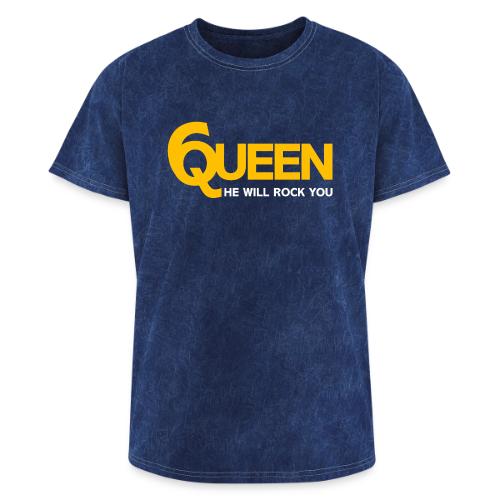 Queen - He Will Rock You - Washed Unisex T-Shirt