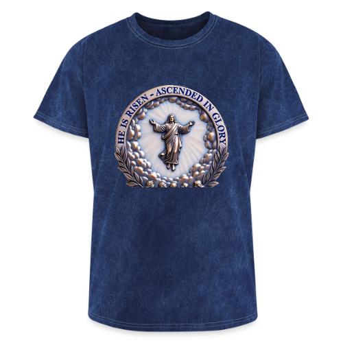 He Is Risen Ascended In Glory T Shirt, Gift - Washed Unisex T-Shirt
