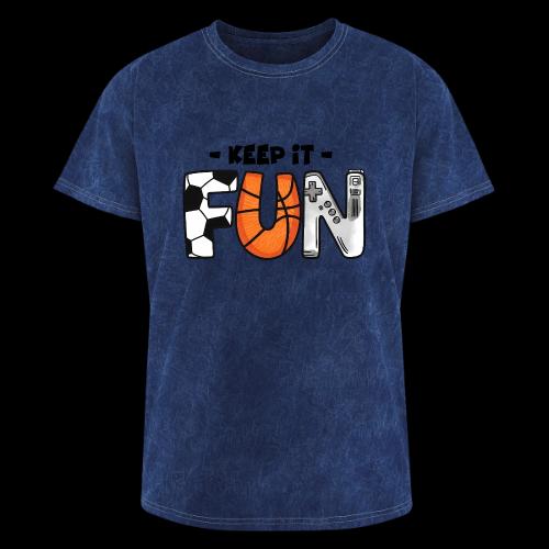 Keep It Fun: Sports & Gaming - Washed Unisex T-Shirt